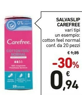 Conad Carefree Salvaslip offerta