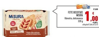 Conad Misura Fette Biscottate offerta