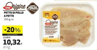 Coop Coop Petto Di Pollo A Fette offerta