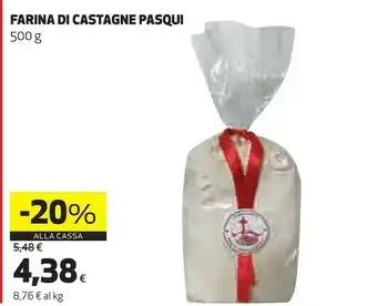 Coop Farina Di Castagne Pasqui offerta