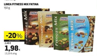 Coop Fatina Fitness Mix Snack Energia Dalla Natura 150 G(ml) offerta
