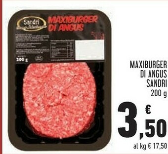 Conad Sandri Maxiburger Di Angus 200 G(ml) offerta