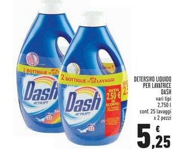 Conad Dash Detersivo Liquido Per Lavatrice offerta