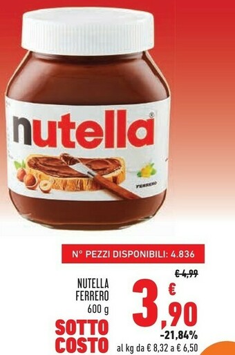 Conad Ferrero Nutella offerta
