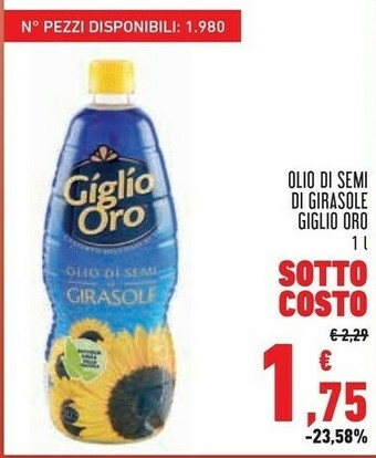 Conad Giglio Oro Olio Di Semi Di Girasole offerta