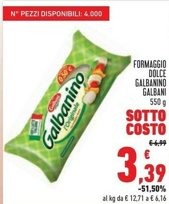 Conad Galbani No 550 G(ml) offerta