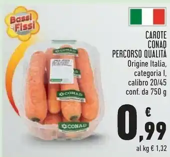 Conad Conad Carote 750 G offerta