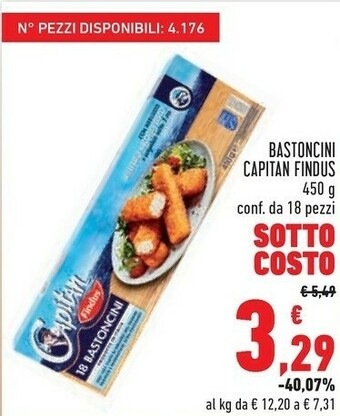 Conad Findus Bastoncini Capitan offerta