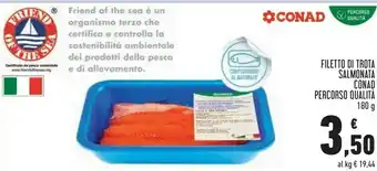 Conad Conad Filetto Di Trota Salmonata Percorso Qualita offerta