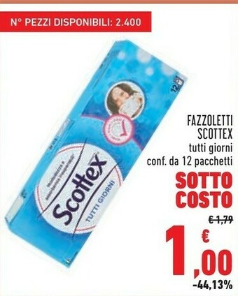 Conad Scottex Fazzoletti offerta