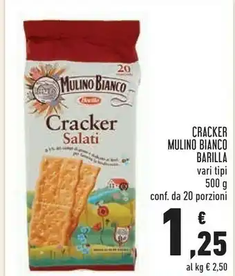 Conad Barilla Cracker Mulino Bianco offerta
