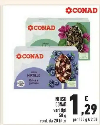 Conad Conad Infuso Vari Tipi offerta