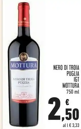 Conad Mottura Nero Di Troia Puglia Igt offerta