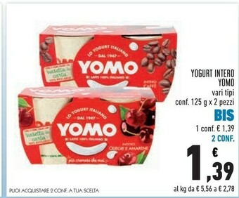 Conad Yomo Go Yogurt E Malto 125 G(ml) offerta
