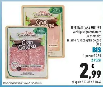 Conad Casa Modena Alame Rustico Gran Goloso offerta