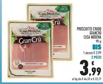 Conad Casa Modena Prosciutto Crudo offerta
