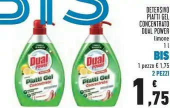 Conad Dual Power Detersivo Piatti Gel Concentrato offerta