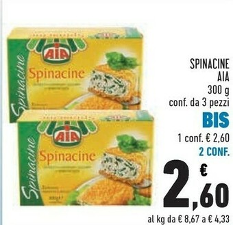 Conad Superstore Aia Spinacine offerta