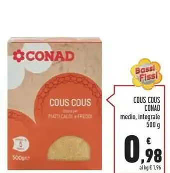 Conad Conad - Cous Cous Medio 500 G(ml) offerta