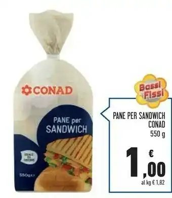 Conad Conad Pane Per Sanwich offerta