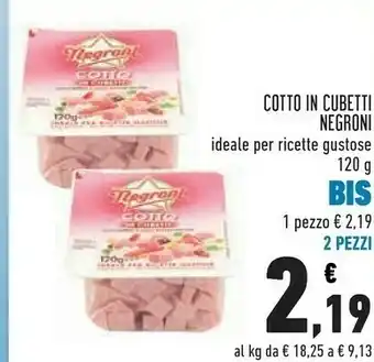 Conad Superstore Negroni Prosciutto cotto offerta
