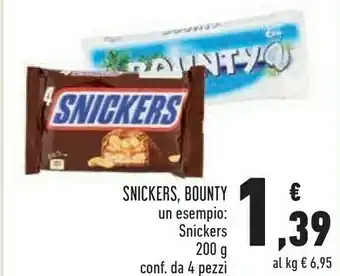Conad Bounty Snack offerta
