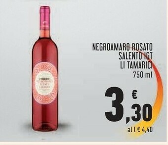 Conad Li tamarici Negroamaro Rosato Salento Igt offerta