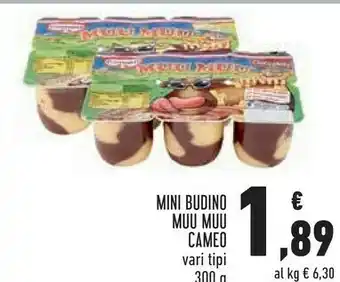 Conad Cameo Muu Muu Mini Vaniglia 300 G(ml) offerta
