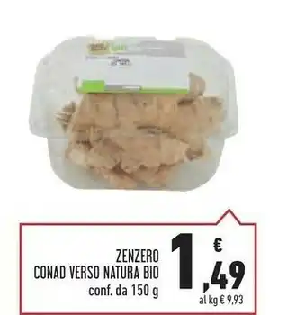 Conad Superstore Conad Zenzero Verso Natura Bio offerta