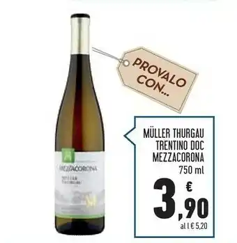 Mezzacorona Muller Thurgau Trentino Doc