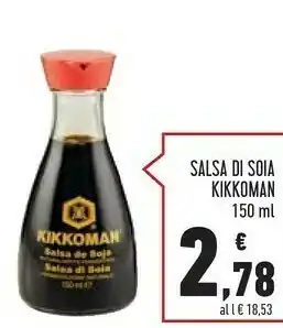 Conad Kikkoman Salsa Di Soia 150 G(ml) offerta
