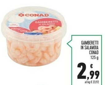 Conad Conad Gamberetti In Salamoia offerta