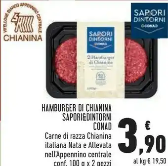 Conad Superstore Sapori Hamburger offerta
