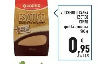 Conad Conad - Esotico Zucchero Di Canna Bustine Qualità Demerara 500 G(ml) offerta