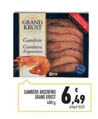 Grand krust Gambero Argentino 400 G(ml)