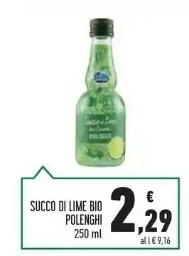 Conad Polenghi Succo Di Lime Bio offerta