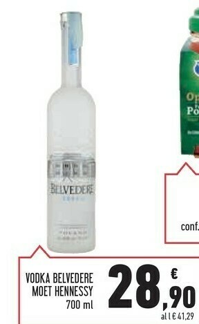 Conad Belvedere Vodka 700 G(ml) offerta