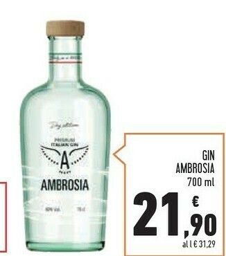 Conad Ambrosia Gin 700 Ml offerta