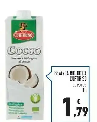 Conad Curtiriso Bevanda Biologica Al Cocco 1000 Ml offerta