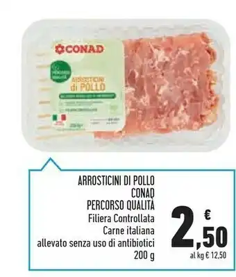 Conad Conad Arrosticini Di Pollo 200 G offerta