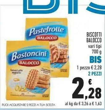 Conad Balocco Biscotti offerta