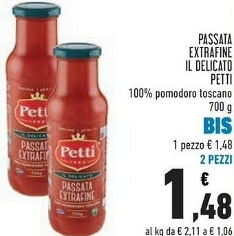 Conad Petti Passata di pomodoro offerta