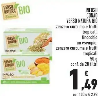 Conad Natura bio Tisane offerta