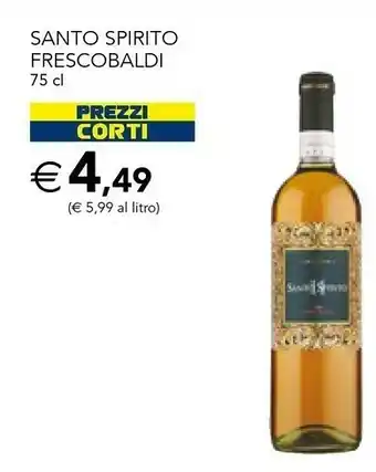 Esselunga Frescobaldi Santo Spirito offerta