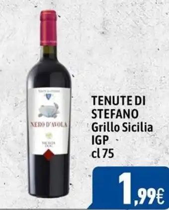 TENUTE DI STEFANO NERO D'AVOLA Grillo Sicilia IGP cl 75