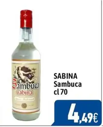 C+C Cash and Carry SABINA Sambuca cl 70 offerta