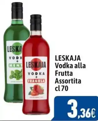 C+C Cash and Carry LESKAJA MENE LESKAJA Vodka alla Frutta Assortita cl 70 offerta