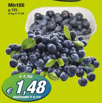 Mirtilli 125g