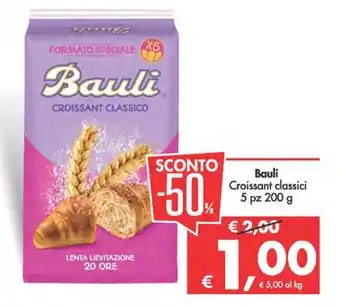 Deco Supermercati Bauli Croissant classici 5 pz 200 g offerta