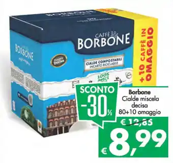 Deco Supermercati Borbone Cialde miscela decisa +10 omaggio offerta
